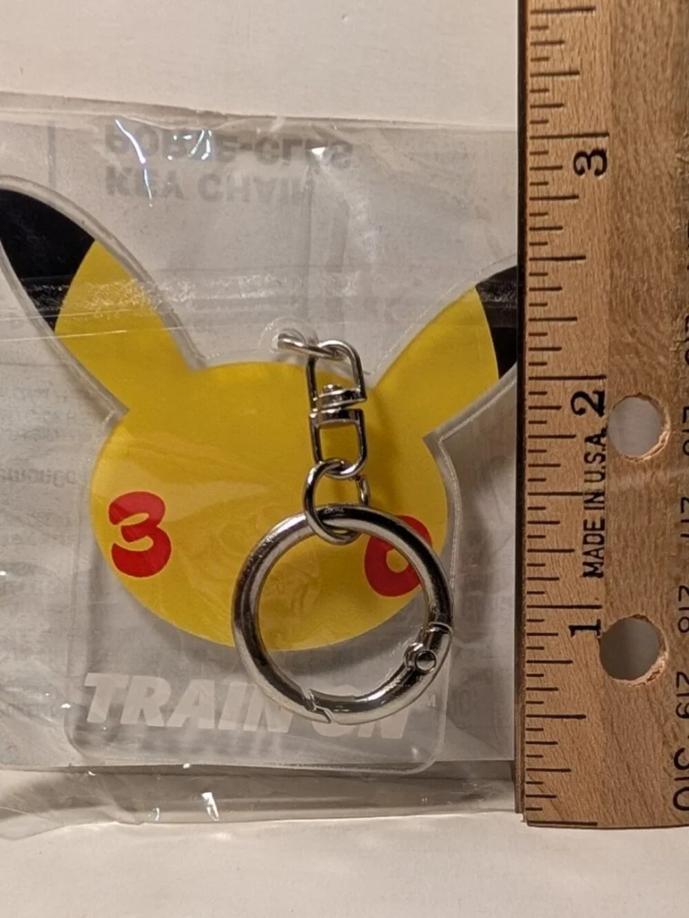 Pokemon 30th Anniversary Acrylic Keychain Official Nintendo Collectible Keyring